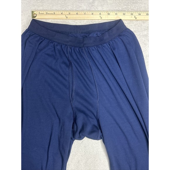 Vtg Patagonia Mens Size XL Capilene Base Layer Thermal Tights Navy Blue USA Made - Picture 4 of 8